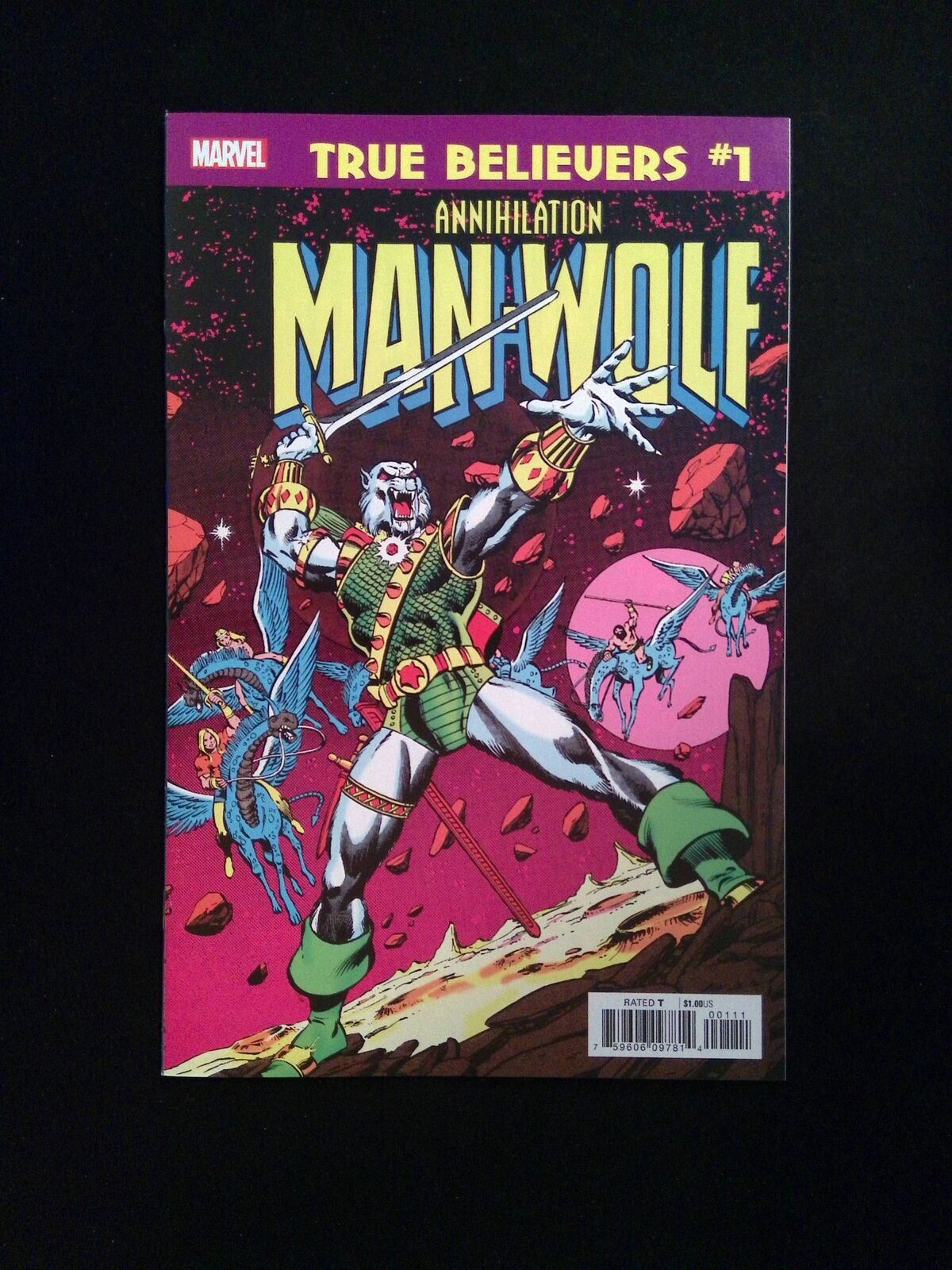 True Believers Annihilation Man-Wolf In Space #1 MARVEL Comics 2020 NM-