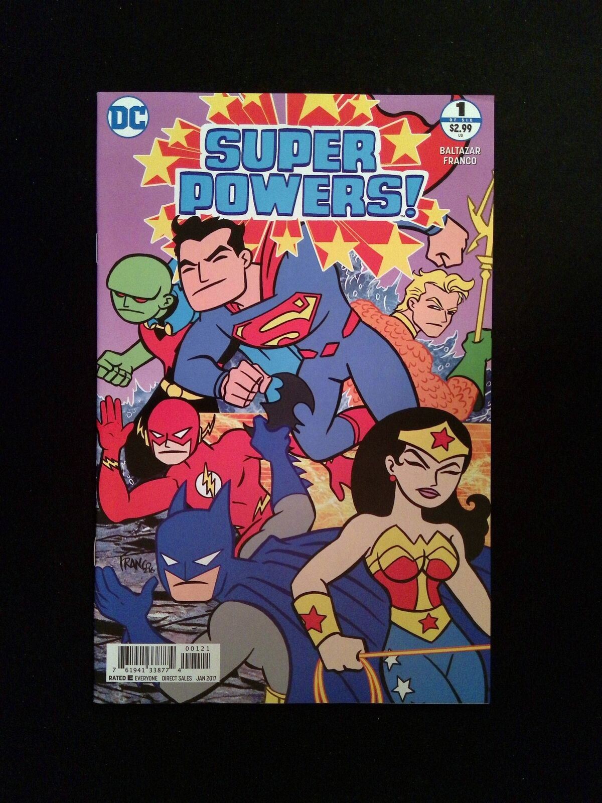 Super Powers #1B DC Comics 2017 NM- FRANCO VARIANT
