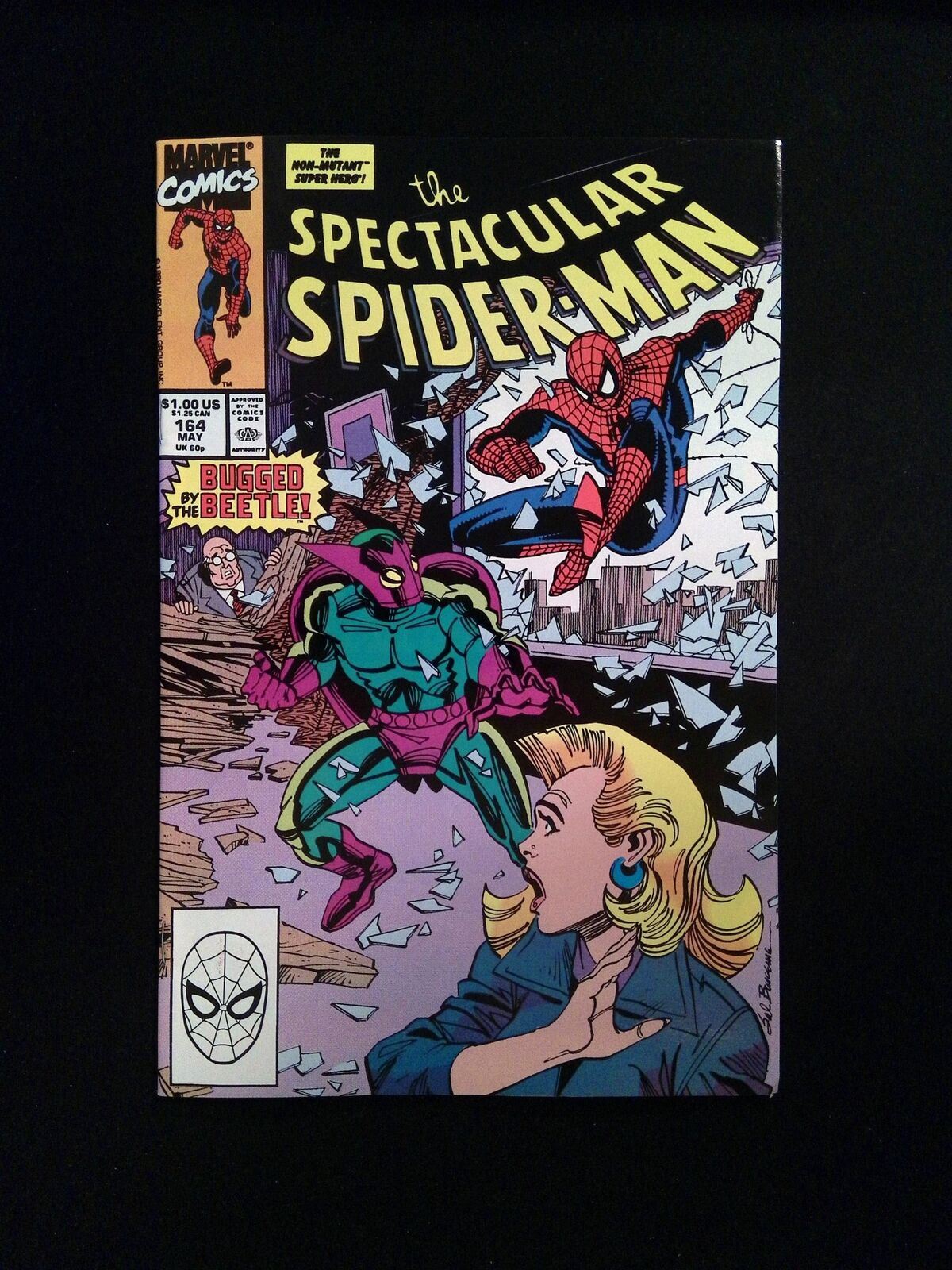 Spectacular Spider-Man #164 Marvel Comics 1990 VF-