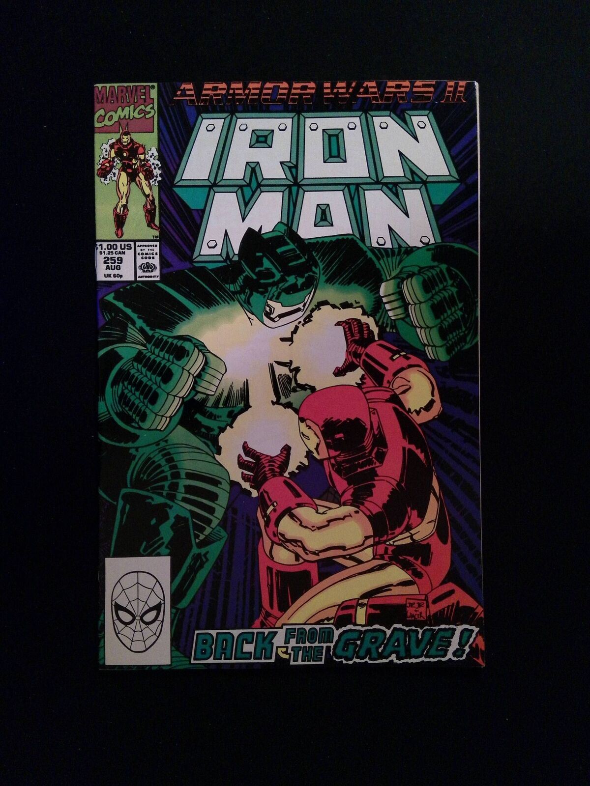 Iron Man #259 MARVEL Comics 1990 VF+