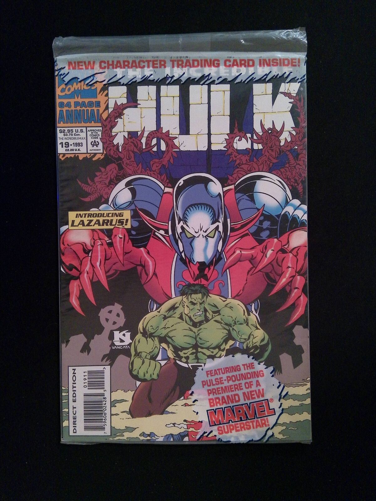 Incredible Hulk Annual #19P MARVEL Comics 1993 NM- Variant Cover