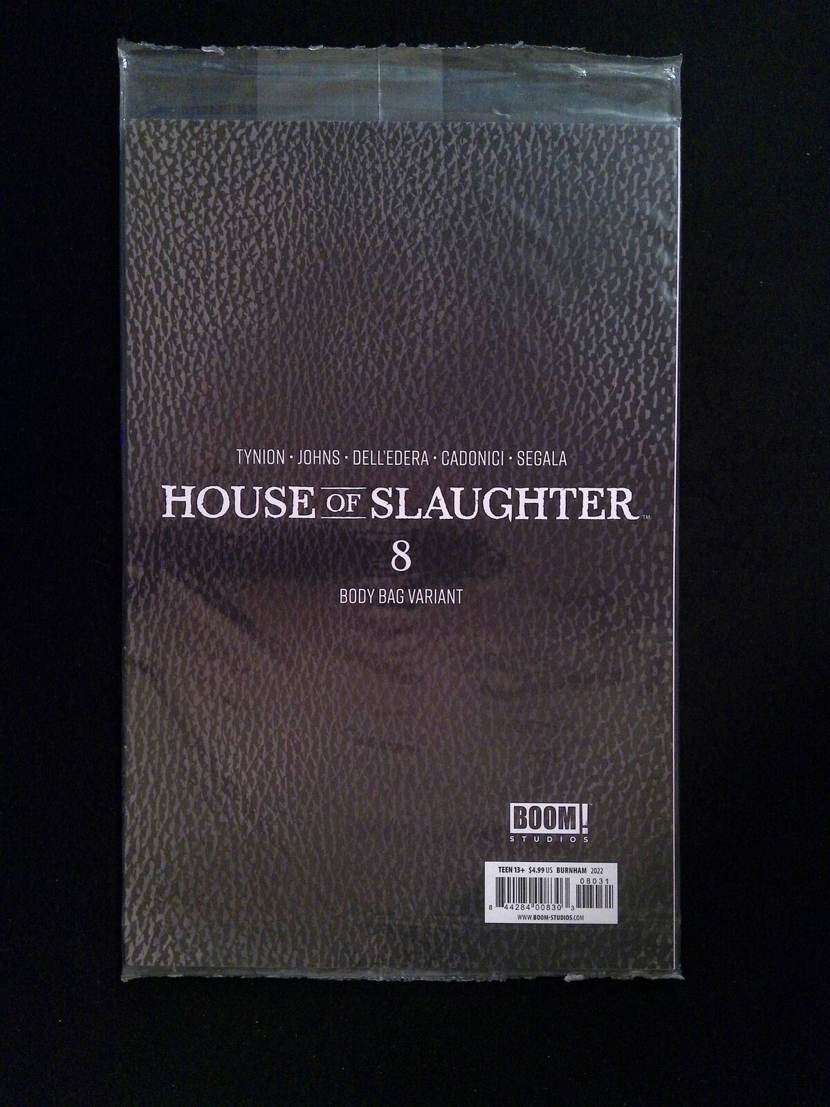 House of Slaughter #8 BOOM Comics 2022 NM- Burnham Sealed Bodybag Variant