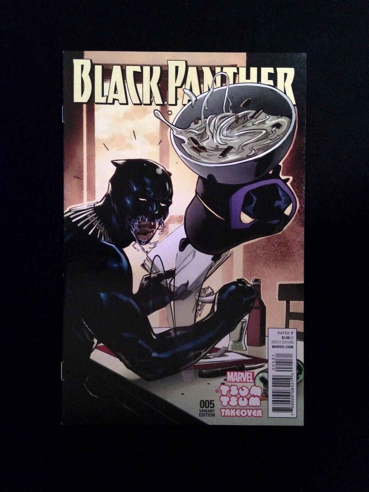 Black Panther #5G (5th Series) Marvel Comics 2016 VF+ Stelfreeze Variant