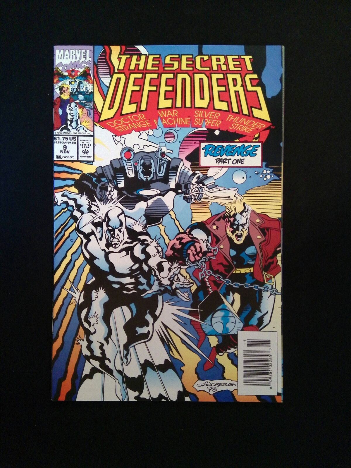 Secret Defenders #9 MARVEL Comics 1993 NM- NEWSSTAND