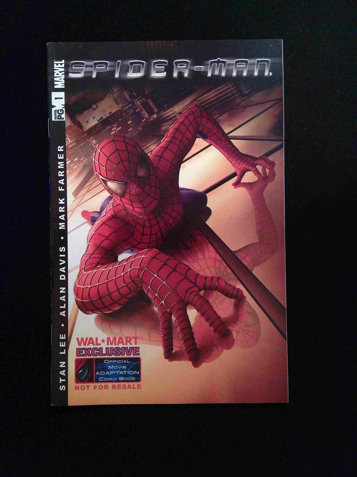 Spider-Man The Official Movie Adaptation #1B MARVEL 2002 VF+ VARIANT COVER