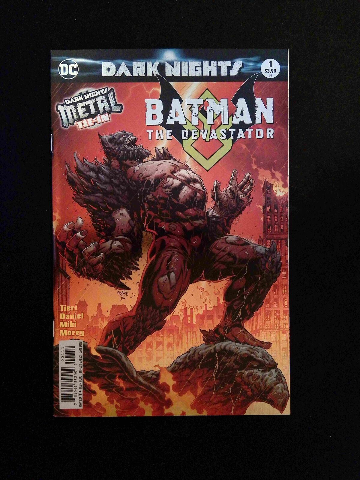 Batman The Devastator #1B DC Comics 2018 NM+ FABOK VARIANT