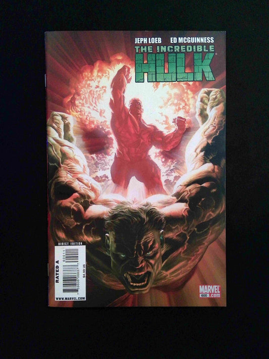 Incredible Hulk #600 (3RD SERIES) MARVEL Comics 2009 NM-
