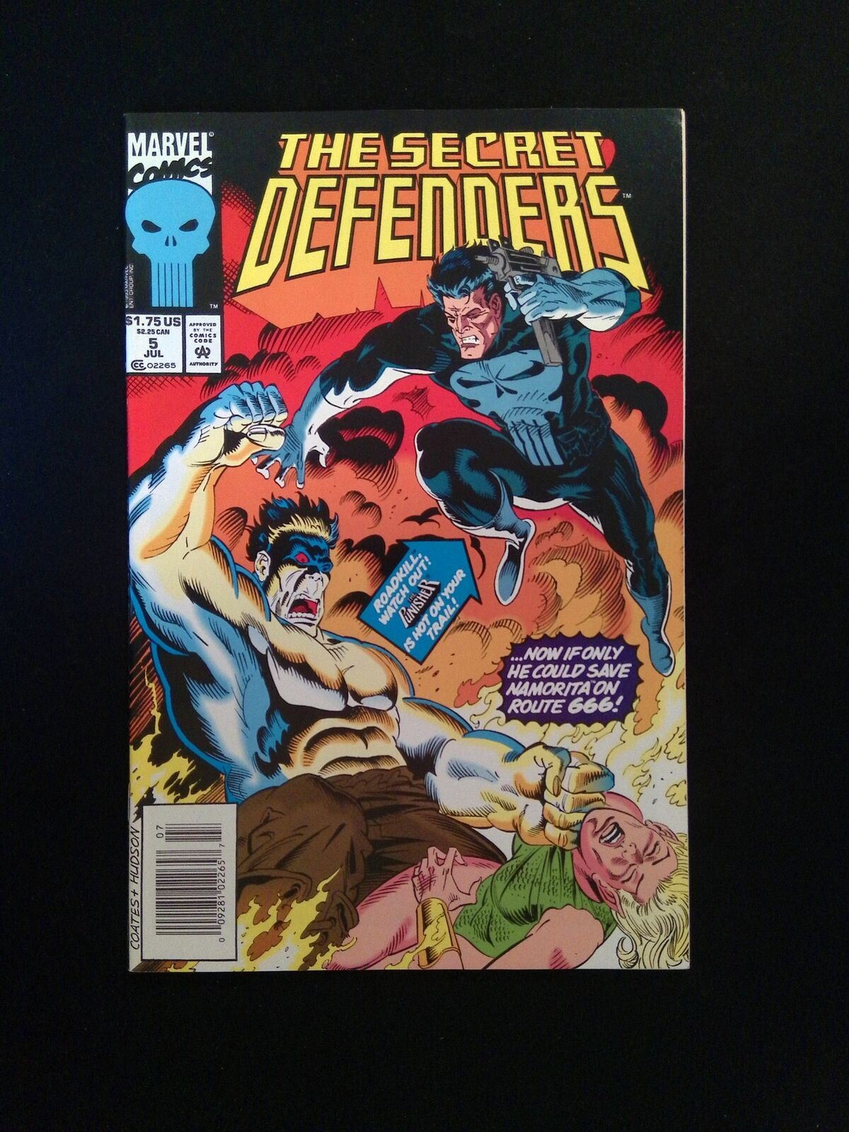 Secret Defenders #5 MARVEL Comics 1993 VF/NM NEWSSTAND