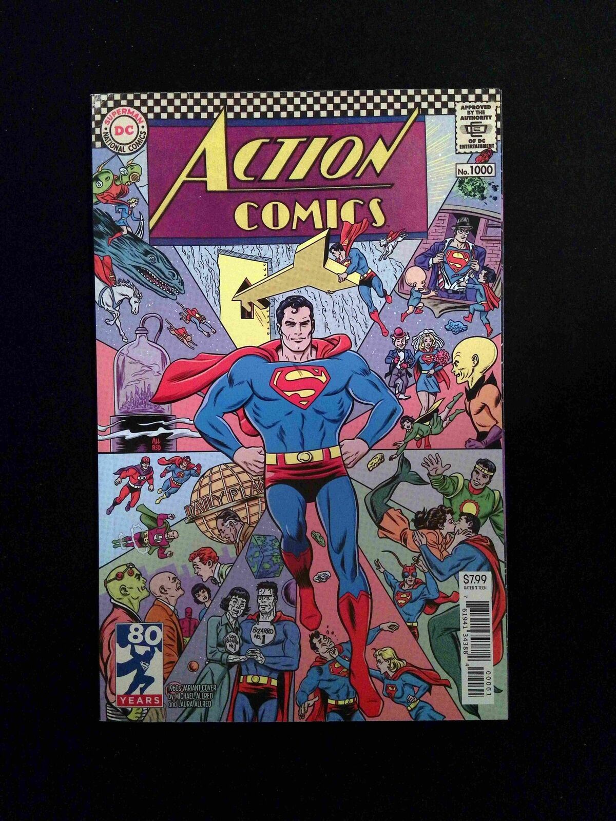 Action Comics #1000E (3RD SERIES) DC Comics 2018 NM Allred Variant