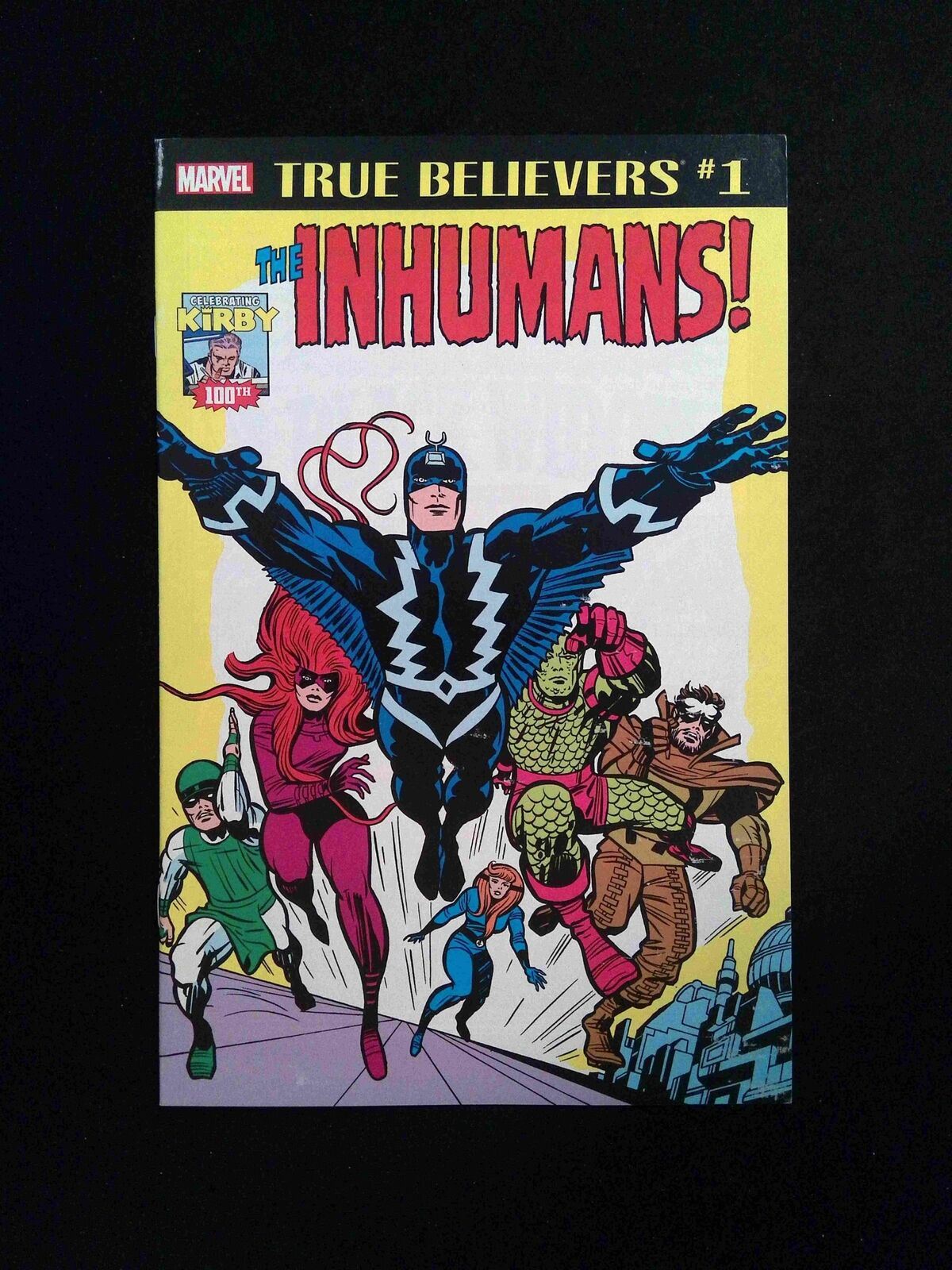 True Believers Kirby 100th Inhumans #1 MARVEL Comics 2017 VF+