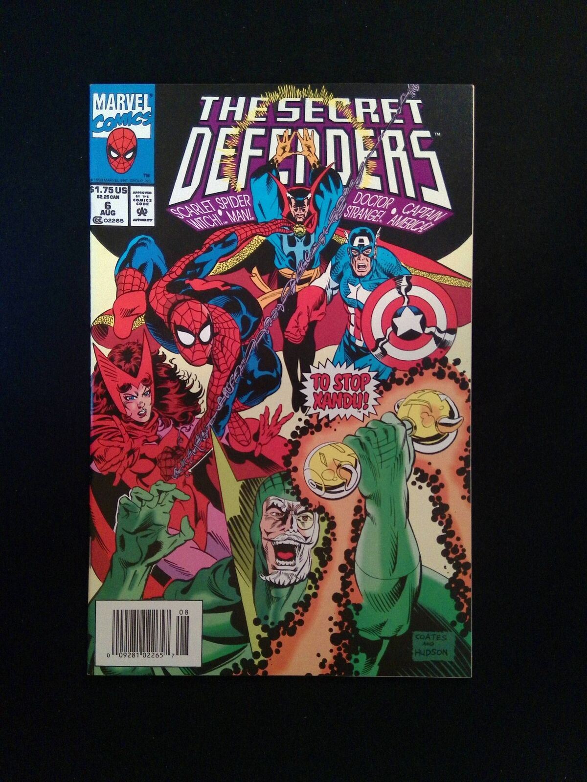 Secret Defenders #6 MARVEL Comics 1993 VF/NM NEWSSTAND