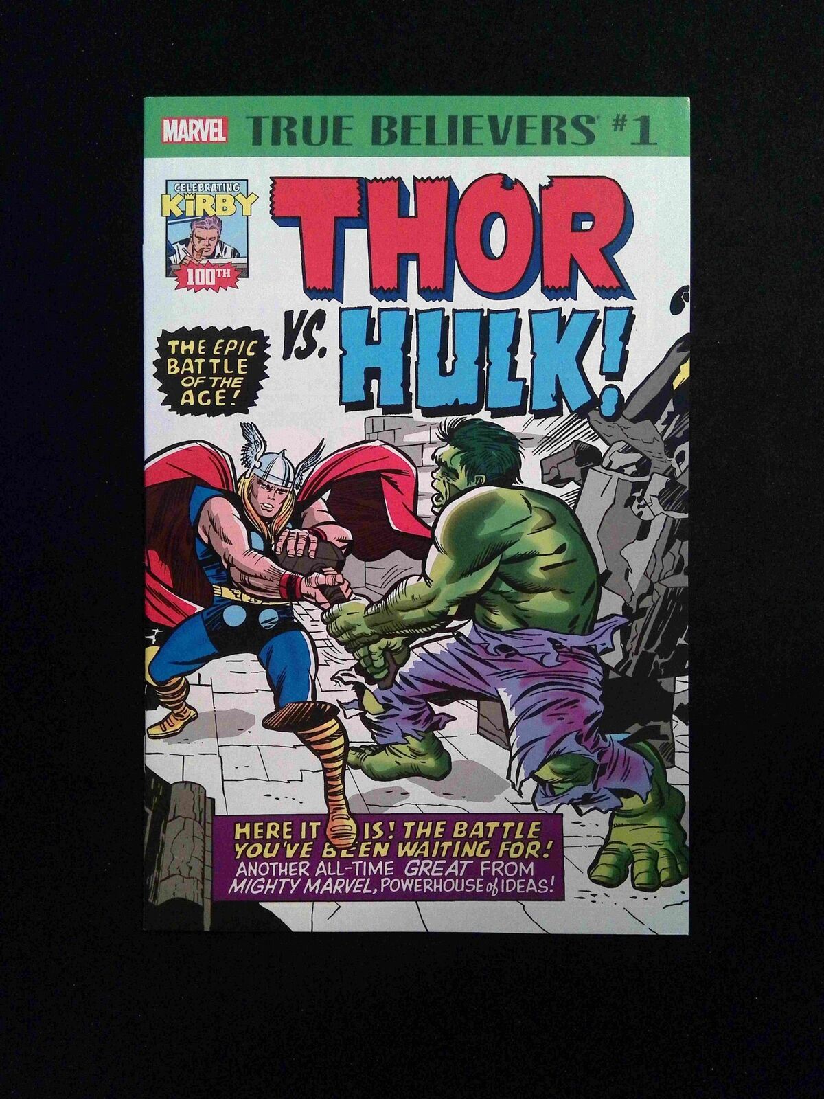 True Believers Kirby 100th Thor vs. Hulk #1 MARVEL Comics 2017 NM