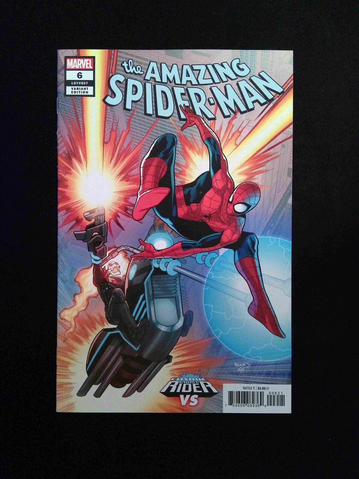 Amazing Spider-Man #6B (6TH SERIES) MARVEL Comics 2018 VF+ RENAUD VARIANT