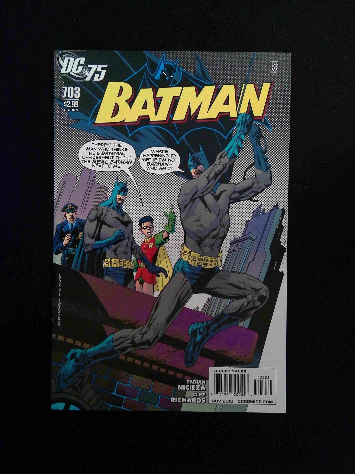 Batman #703B DC Comics 2010 VF/NM VARIANT