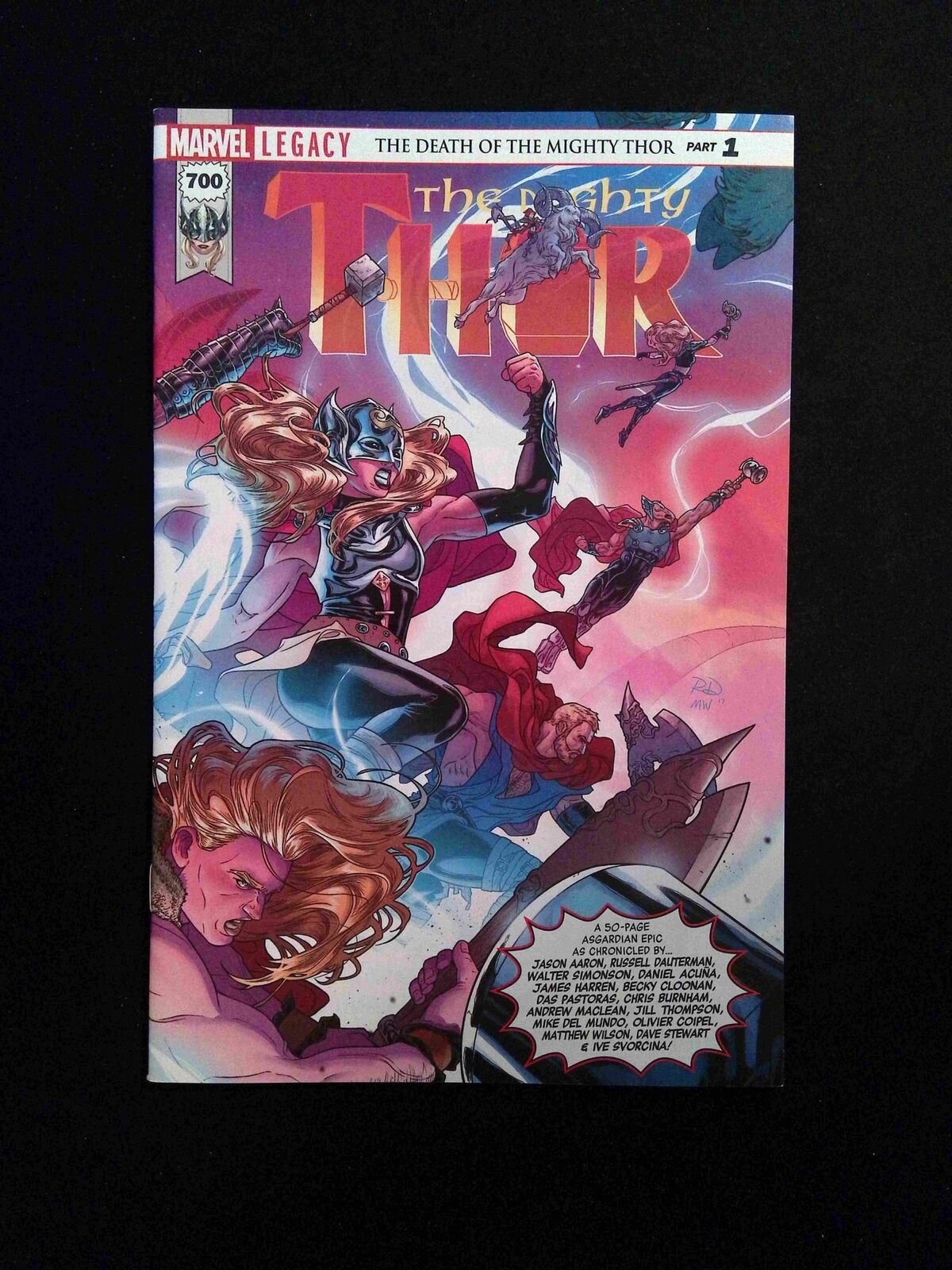 Mighty Thor #700 (3RD SERIES) MARVEL Comics 2017 NM+