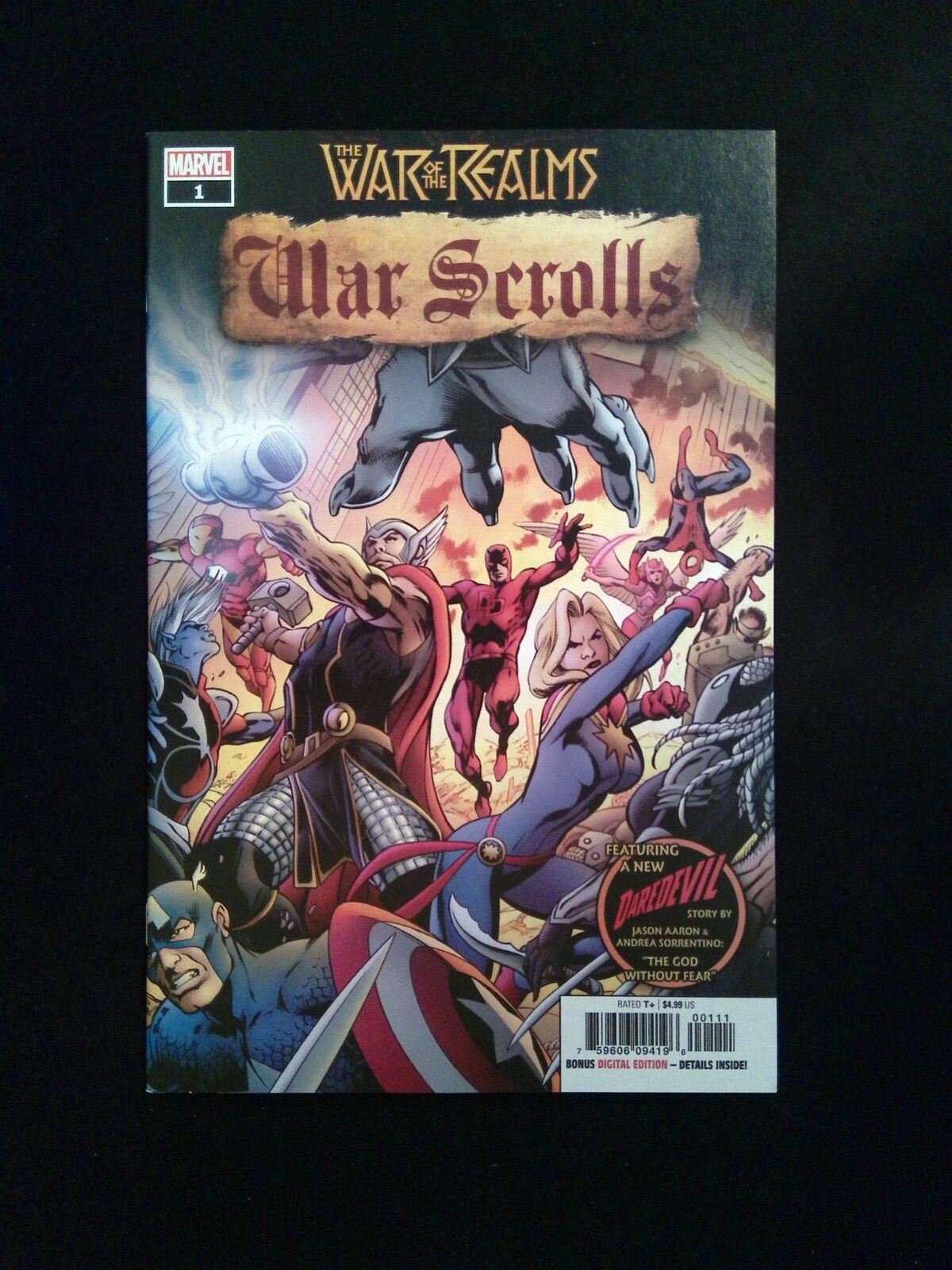 War Of The Realms War Scrolls #1 MARVEL Comics 2019 NM