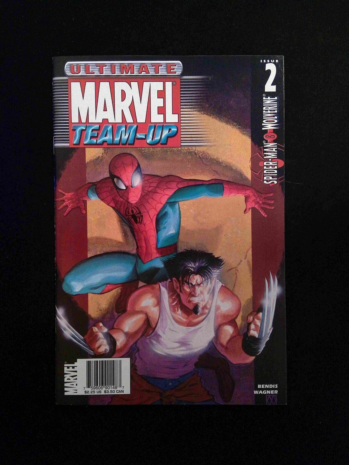 Ultimate Marvel Team-Up #2 MARVEL Comics 2001 NM NEWSSTAND VARIANT COVER