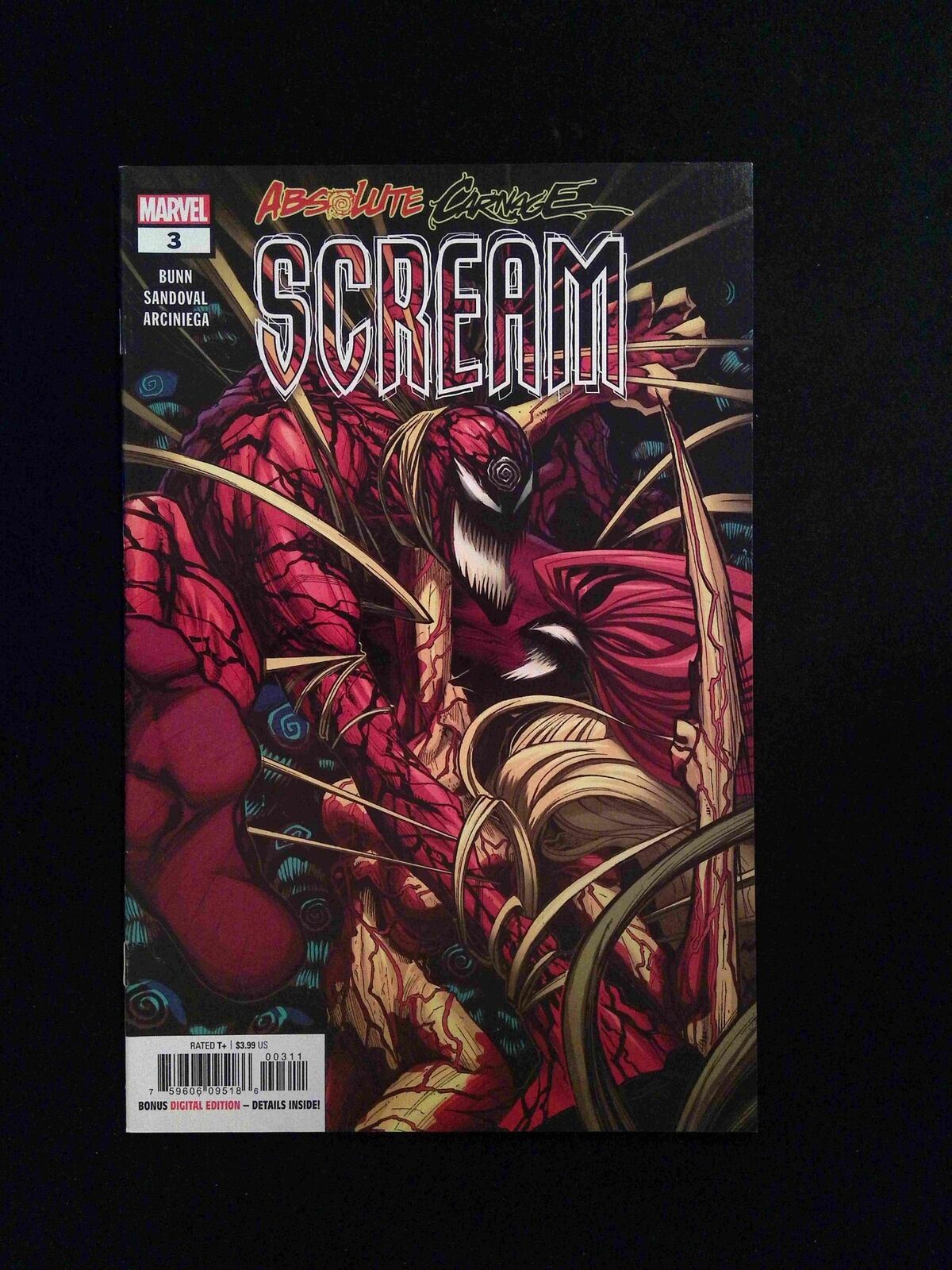 Absolute Carnage Scream #3 MARVEL Comics 2019 VF/NM