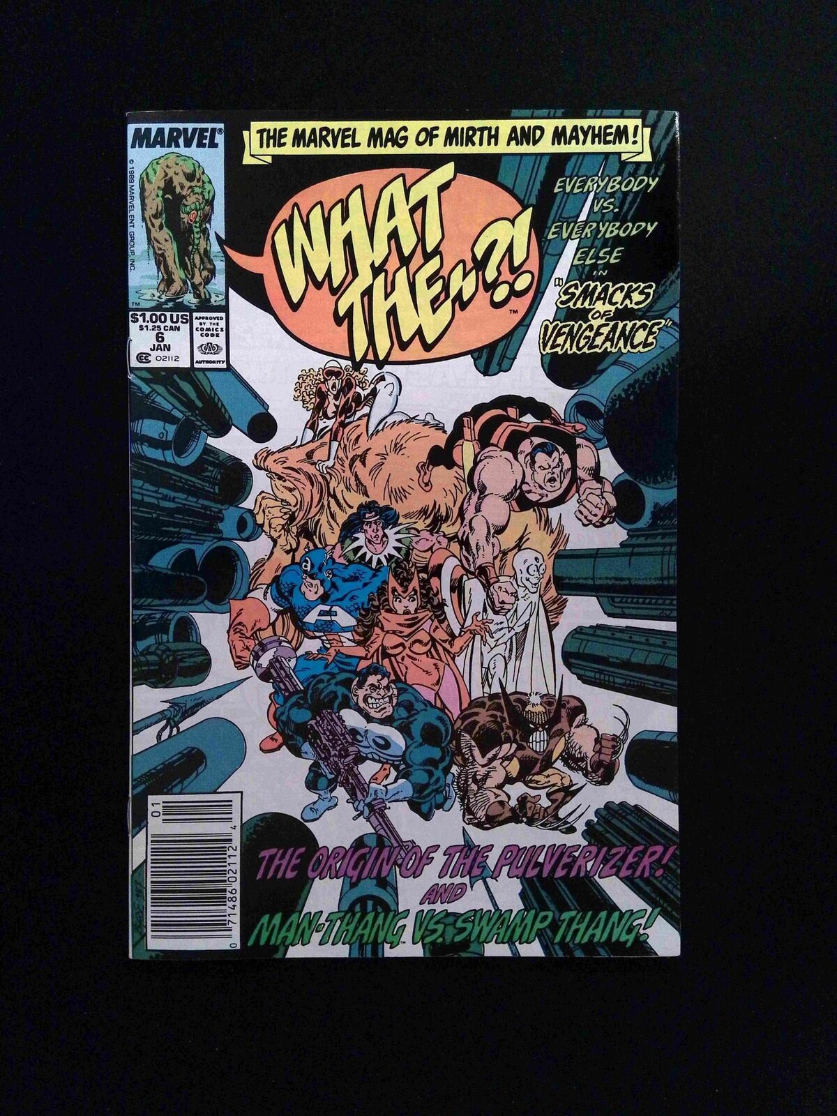 What The --?! #6 MARVEL Comics 1990 VF+ NEWSSTAND
