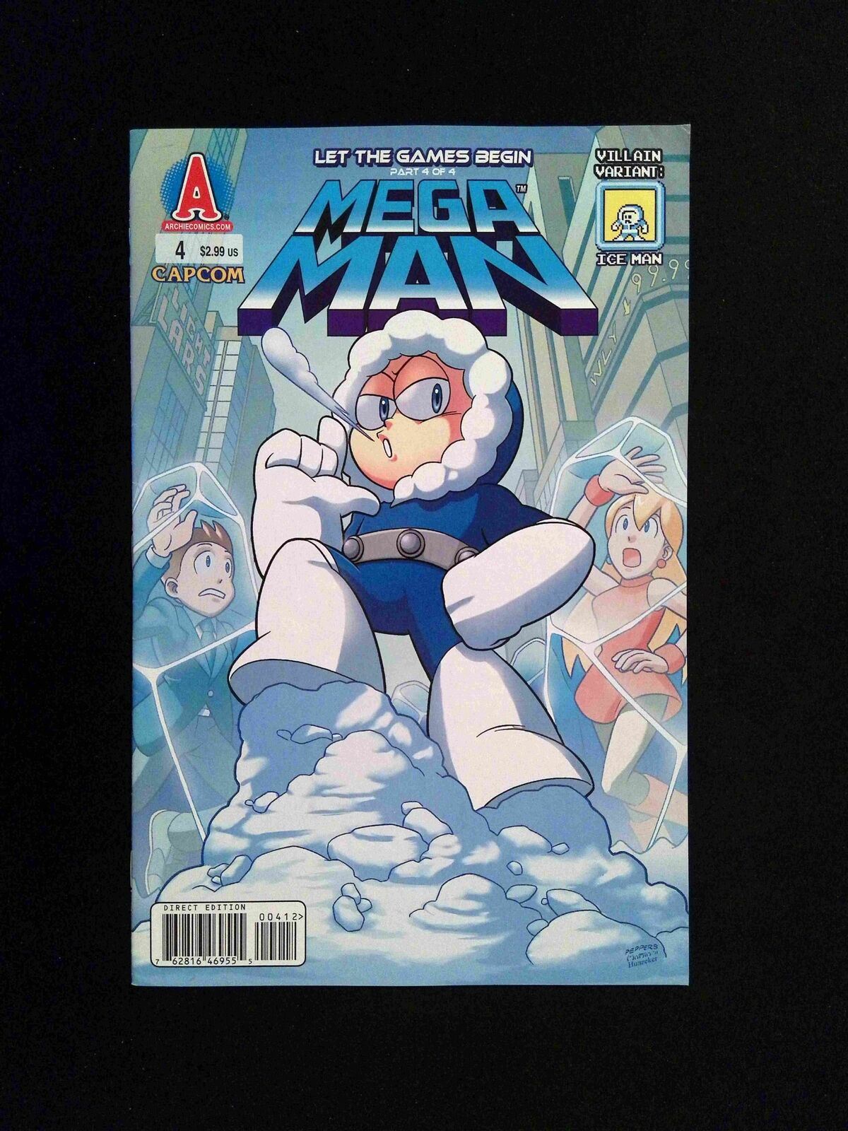 Mega Man #4B BOOM PUBLICATION Comics 2011 VF+ VARIANT COVER