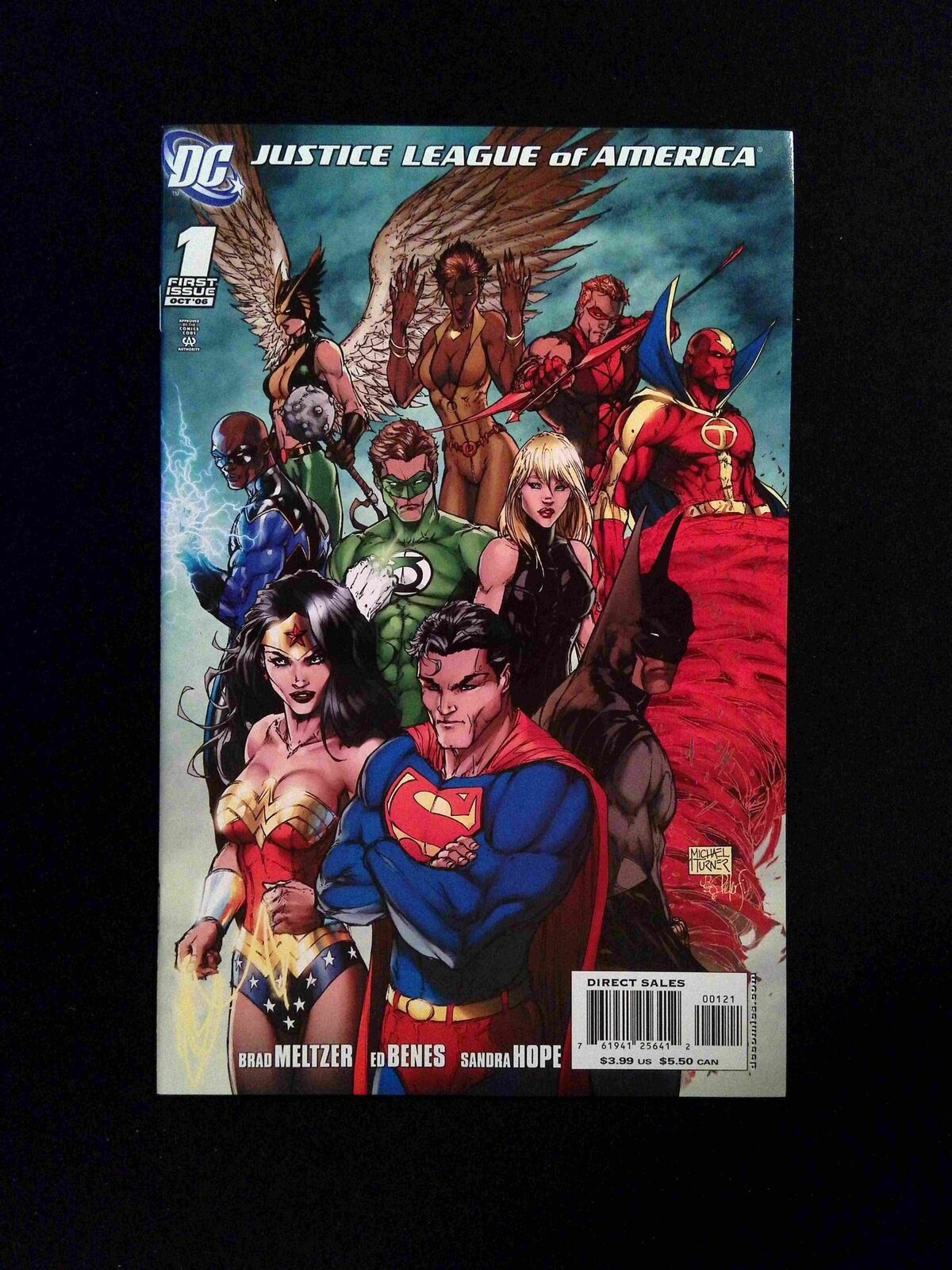 Justice League of America #1C (2ND SERIES) DC Comics 2006 NM+ VARIANT COVER