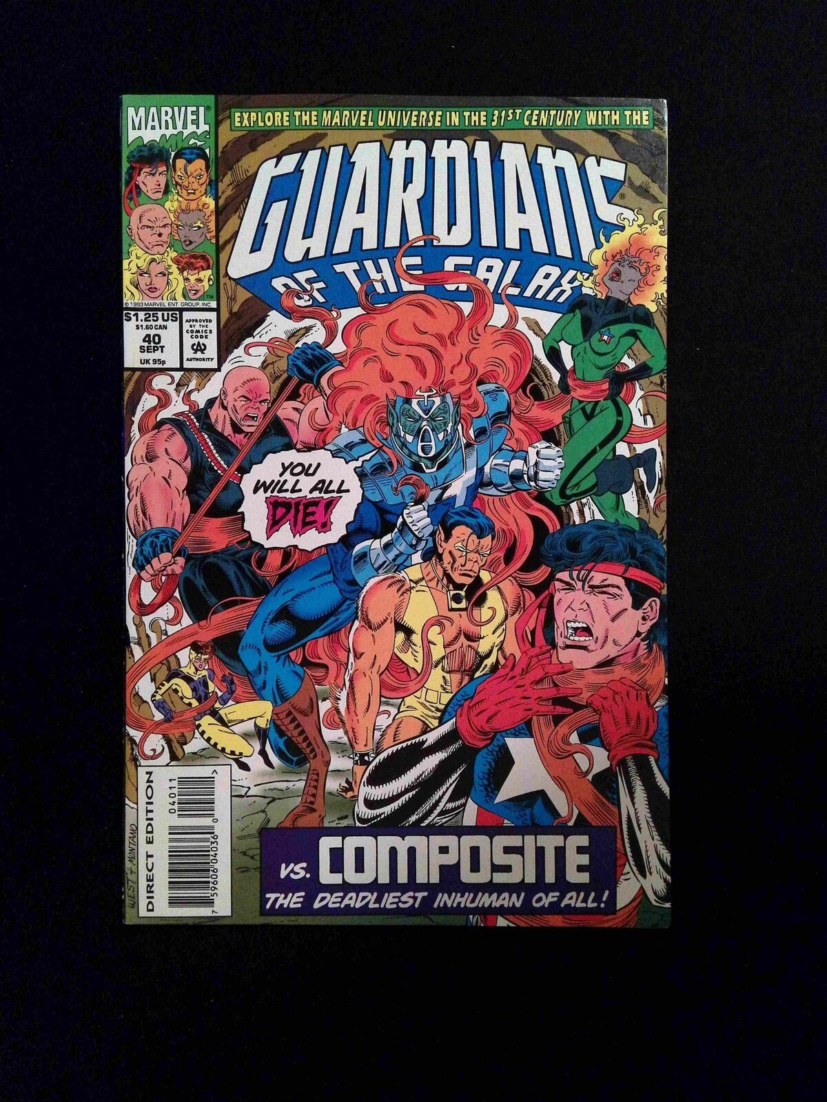 Guardians of the Galaxy #40 MARVEL Comics 1993 VF/NM