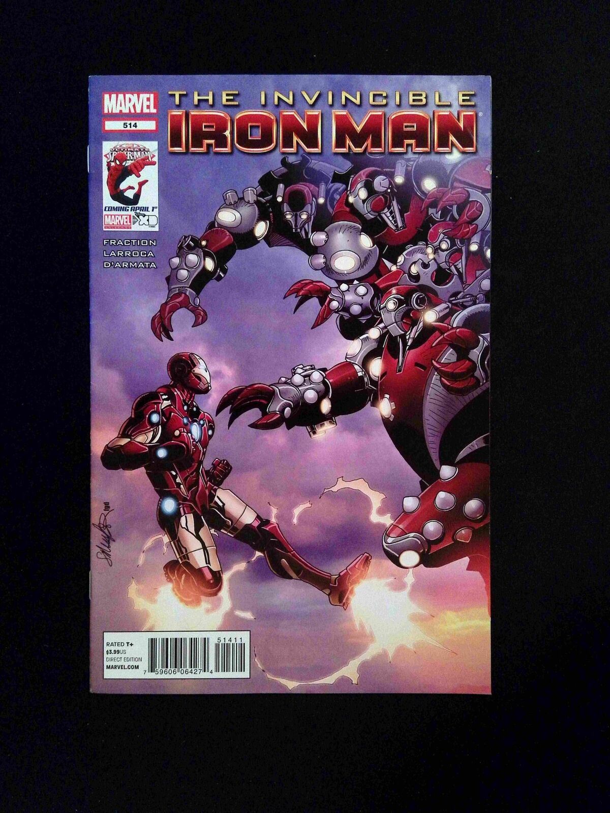 Invincible Iron Man #514 MARVEL Comics 2012 VF+
