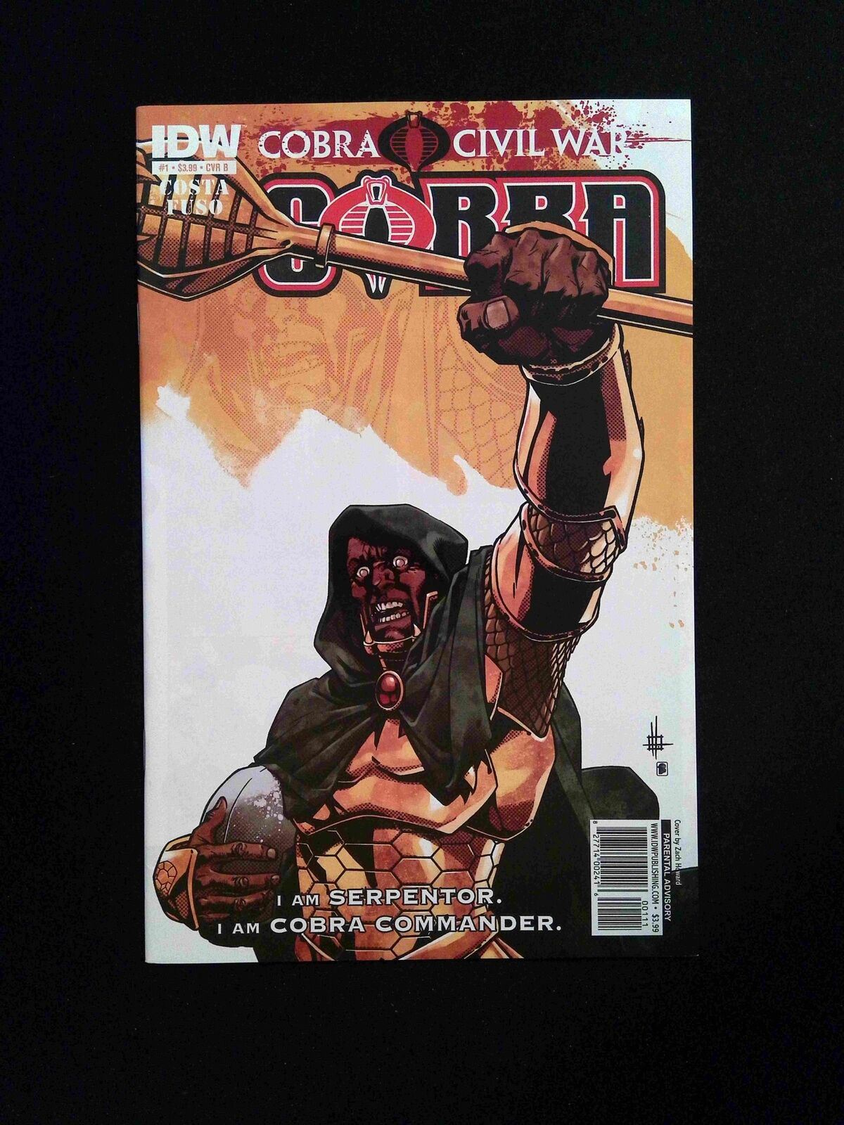 Cobra #1B IDW Comics 2011 VF/NM HOWARD VARIANT