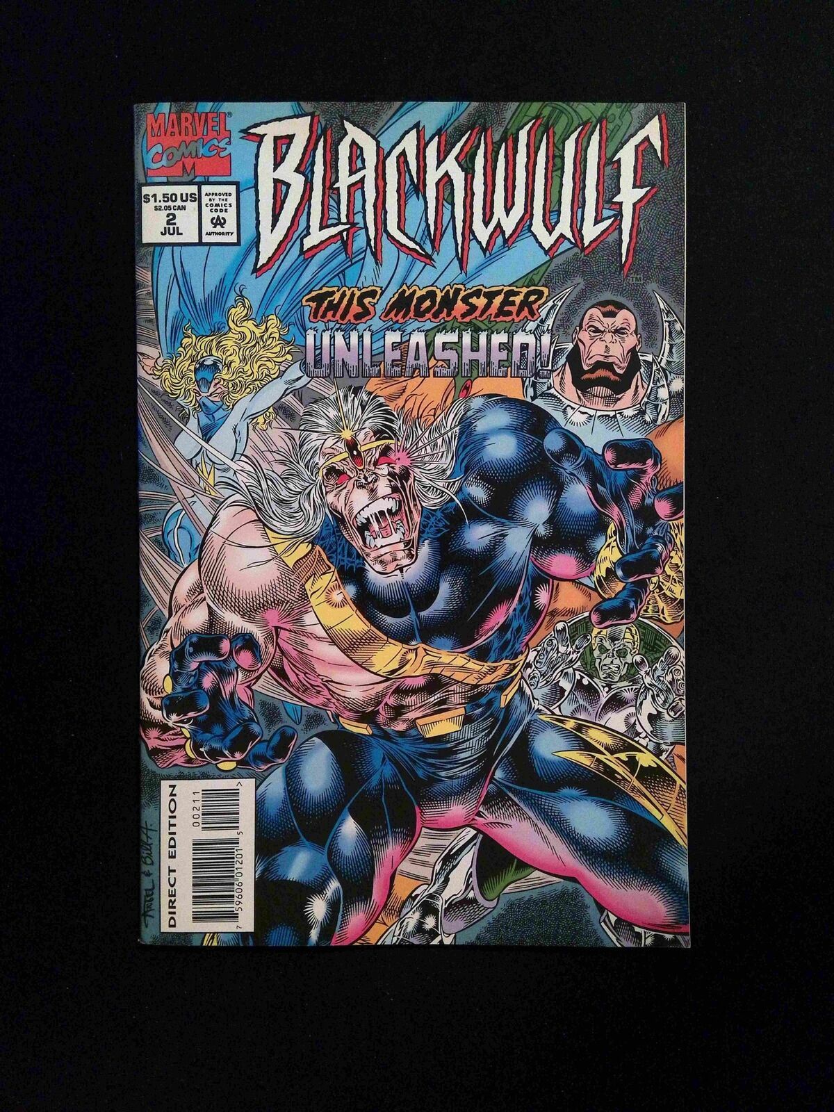 Blackwulf #2 MARVEL Comics 1994 VF/NM