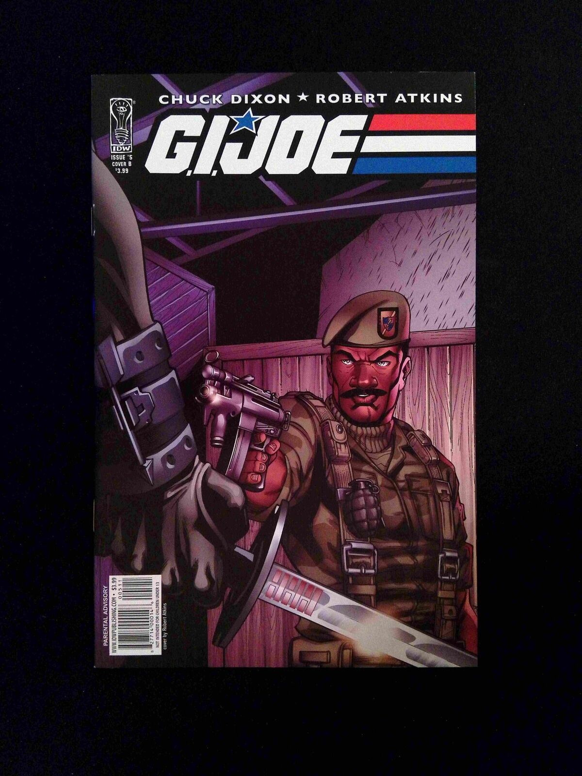 GI Joe #5B IDW Comics 2009 VF/NM ATKINS VARIANT