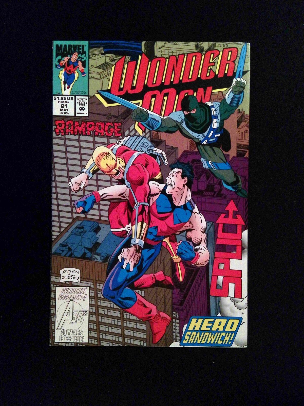 Wonder Man #21 MARVEL Comics 1993 NM-