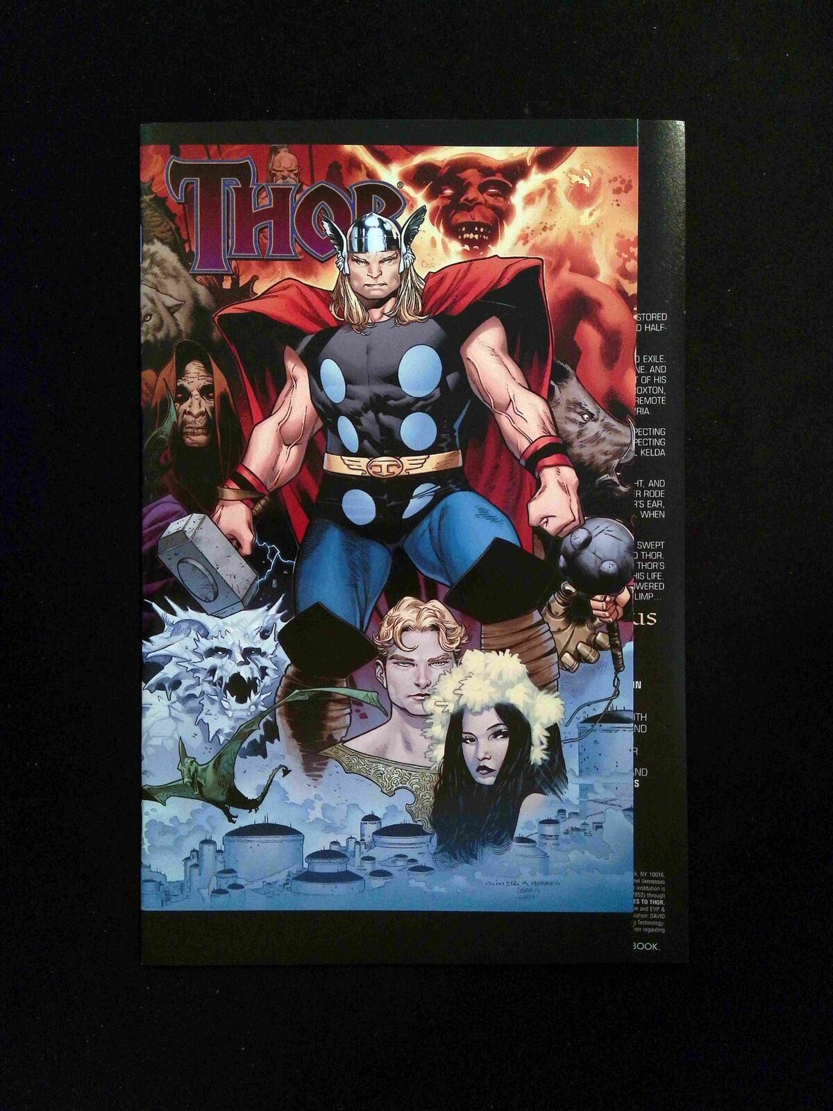 Thor #604B MARVEL Comics 2010 NM+ VARIANT COVER