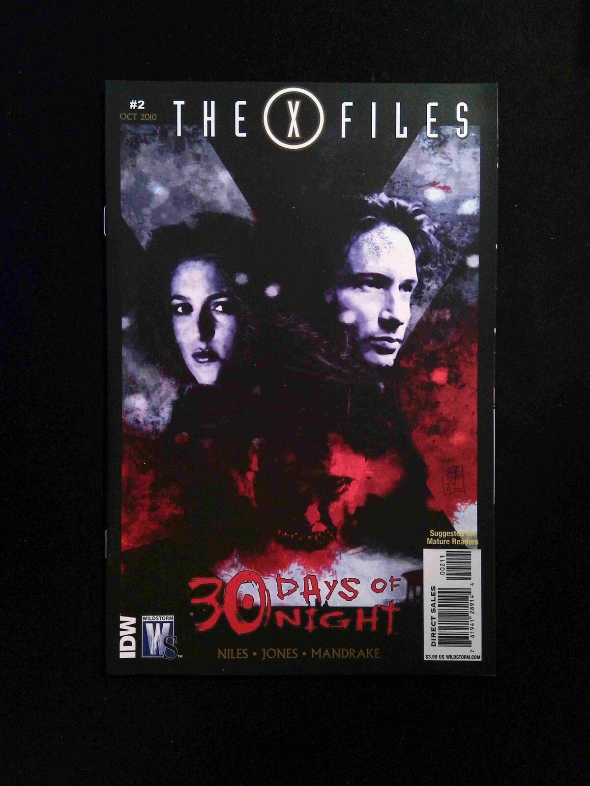 X-Files 30 Days Of Night #2 DC/WILDSTORM Comics 2010 NM+