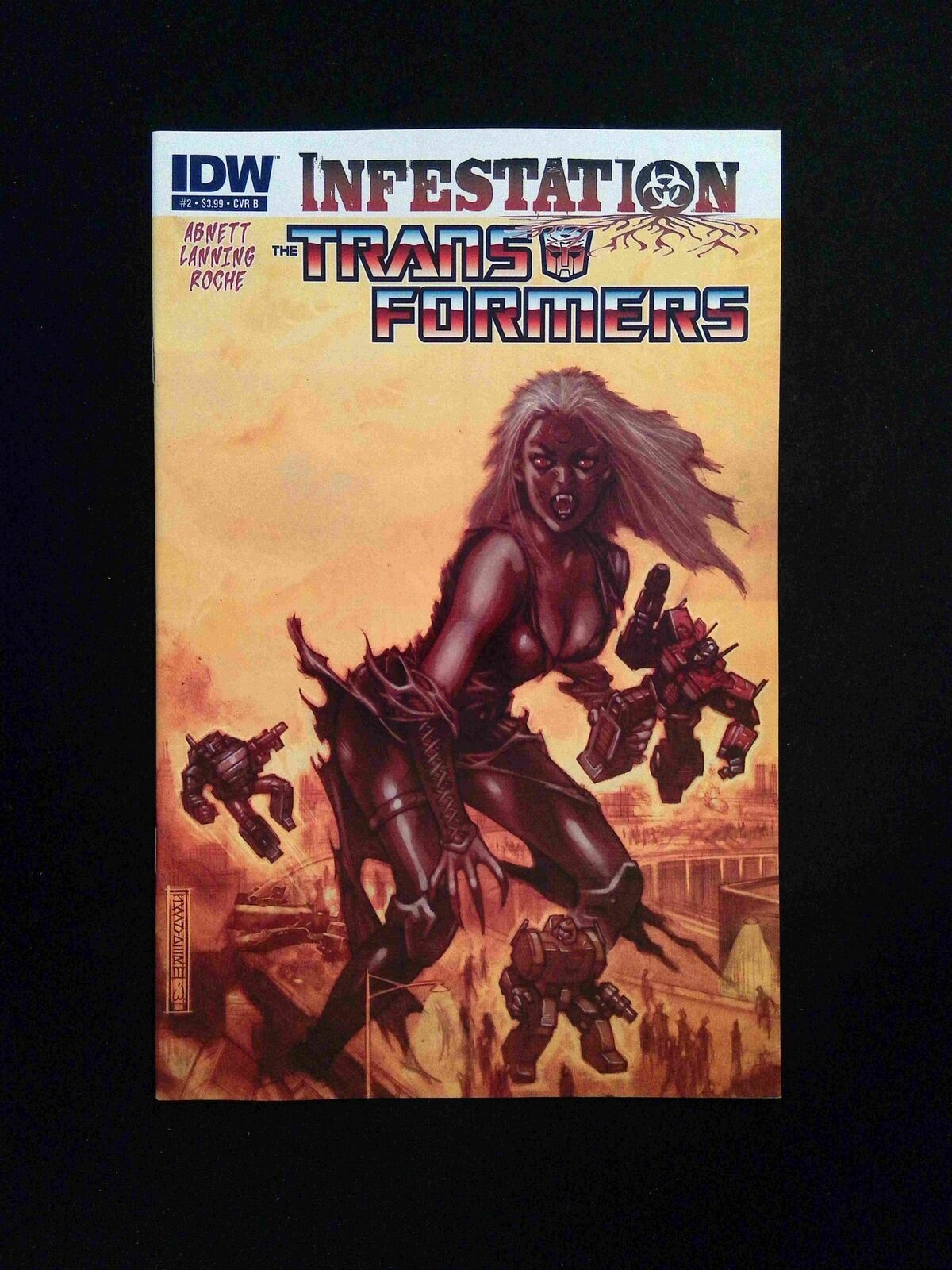 Infestation Transformers #2B ROCHE, LAFUENTE VARIANT Comics 2011 NM+