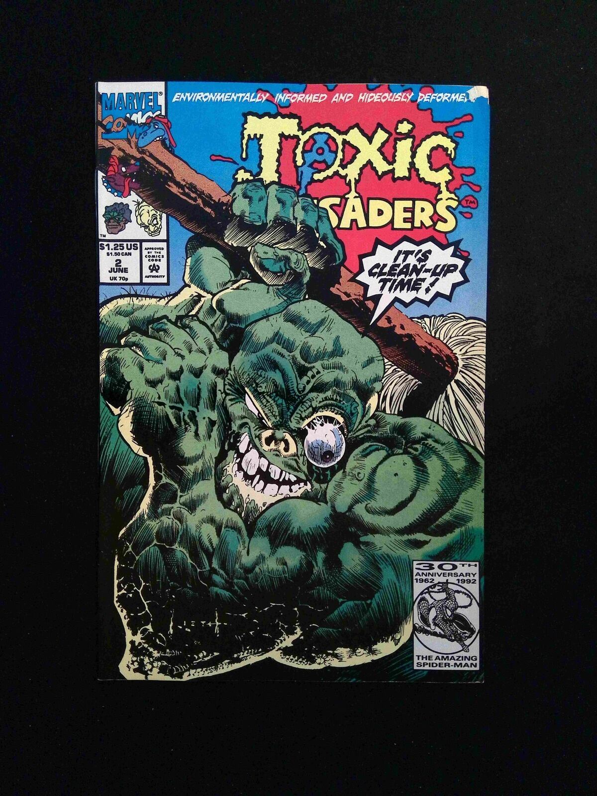 Toxic Crusaders #2 MARVEL Comics 1992 VF+