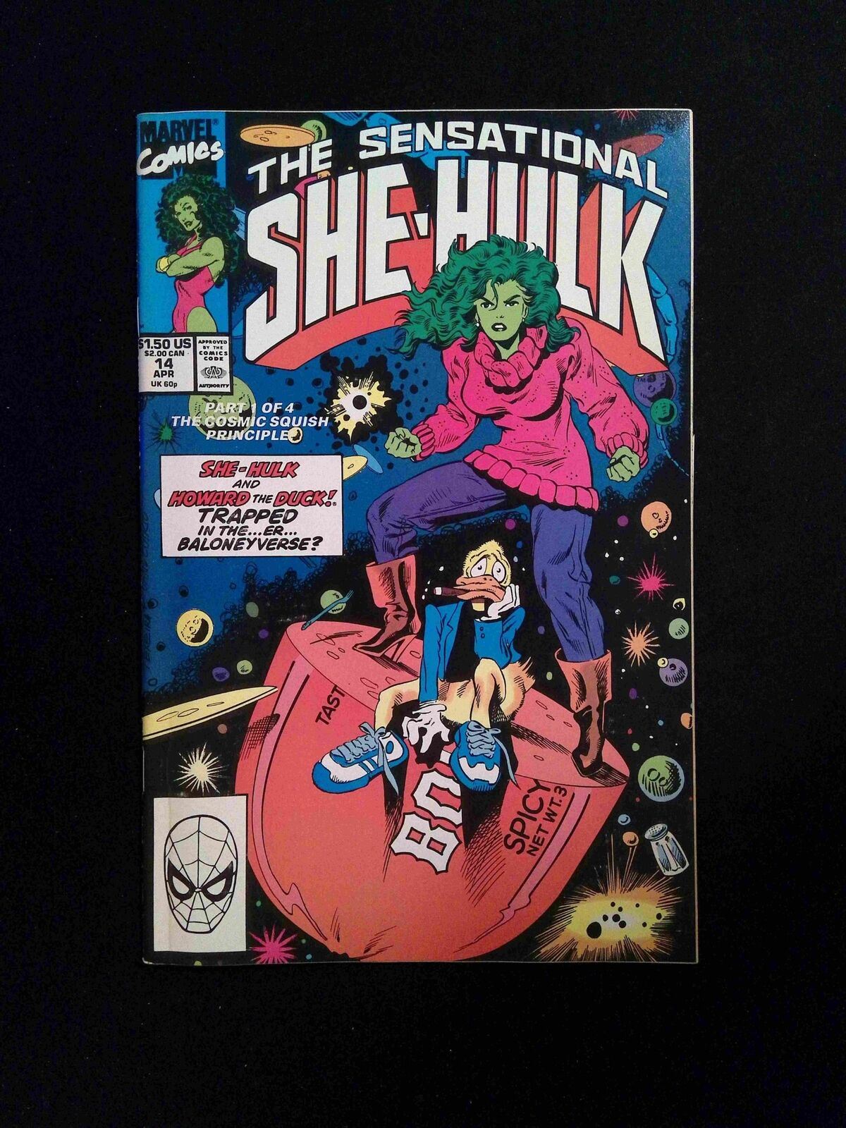 Sensational She Hulk #14 MARVEL Comics 1990 VF+