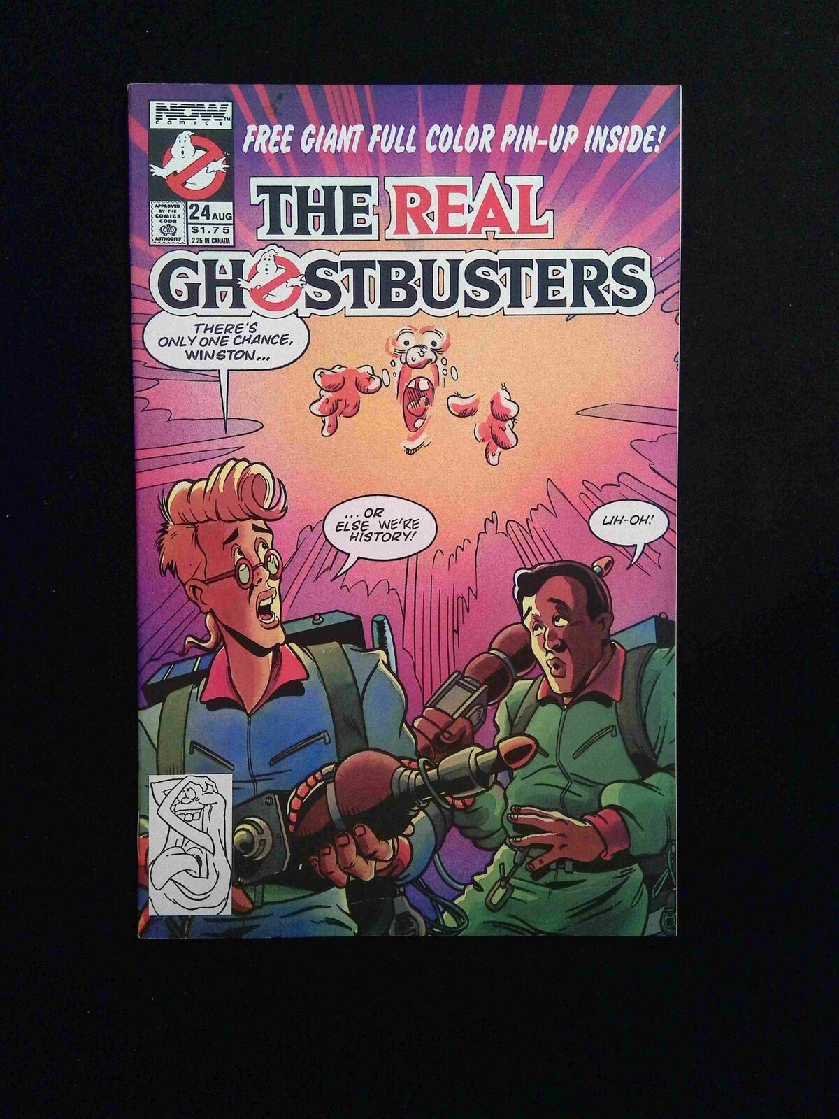 Real Ghostbusters #24 NOW Comics 1990 NM-