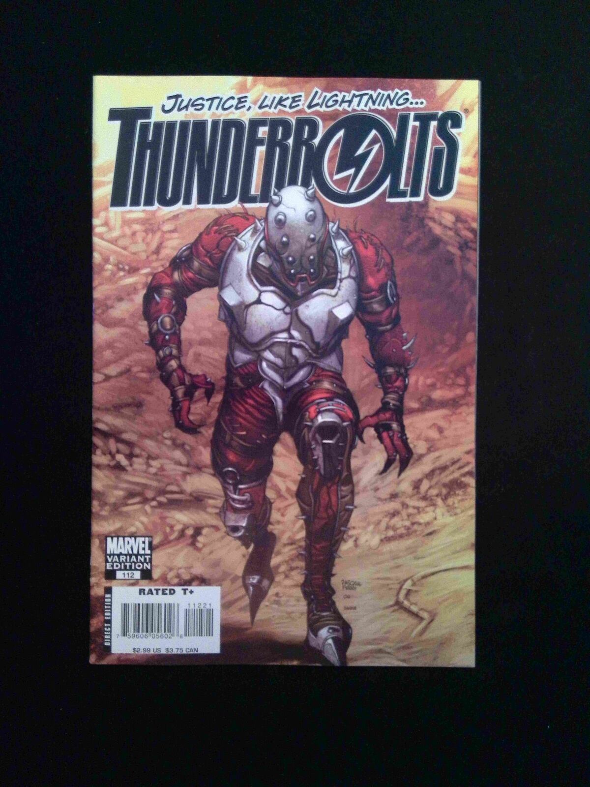 Thunderbolts #112B MARVEL Comics 2007 NM DJURDJEVUC VARIANT