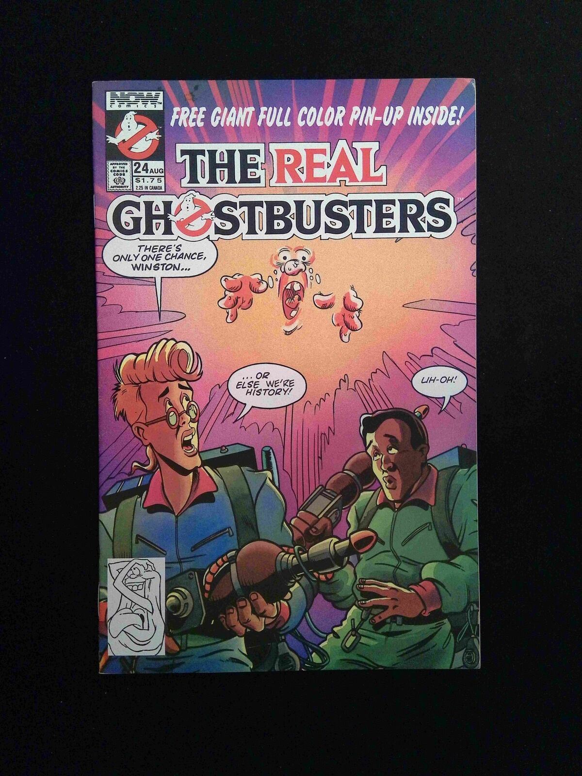 Real Ghostbusters #24 NOW Comics 1990 VF+