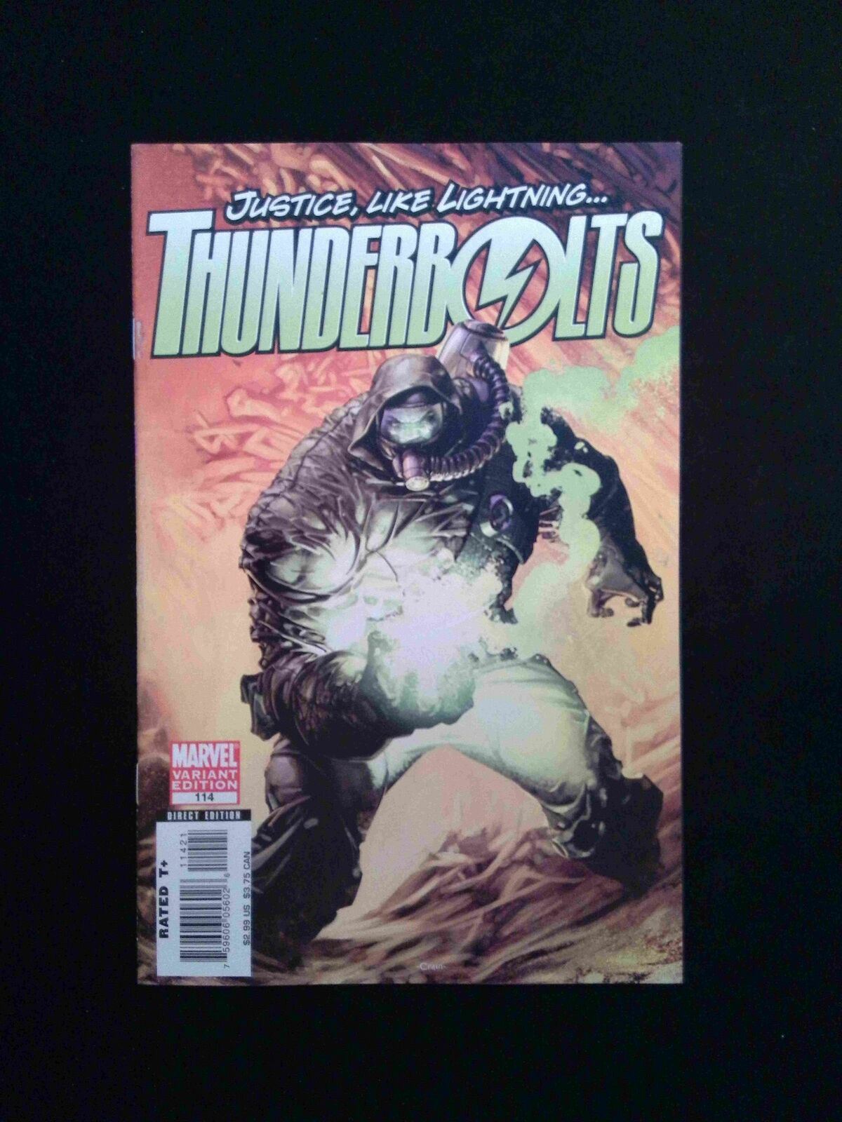 Thunderbolts #114B MARVEL Comics 2007 VF+ CRAIN VARIANT