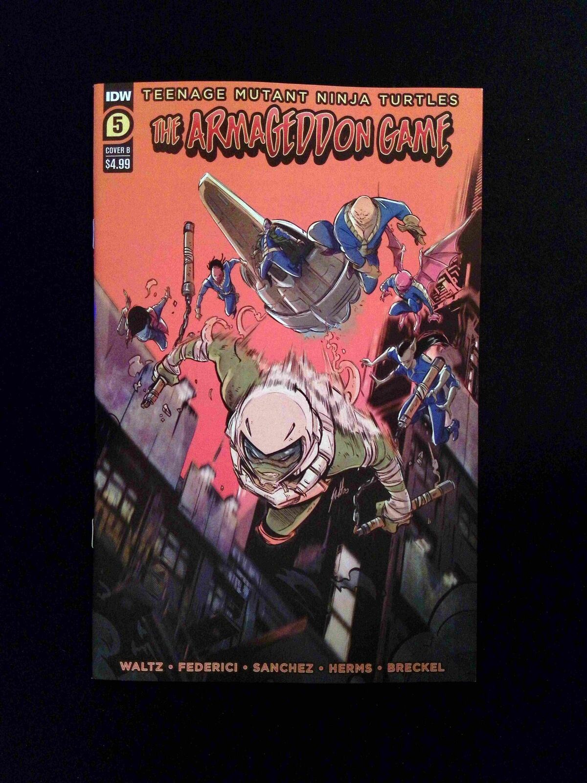 TMNT The Armageddon Game #5B IDW 2023 NM- SANTOS VARIANT
