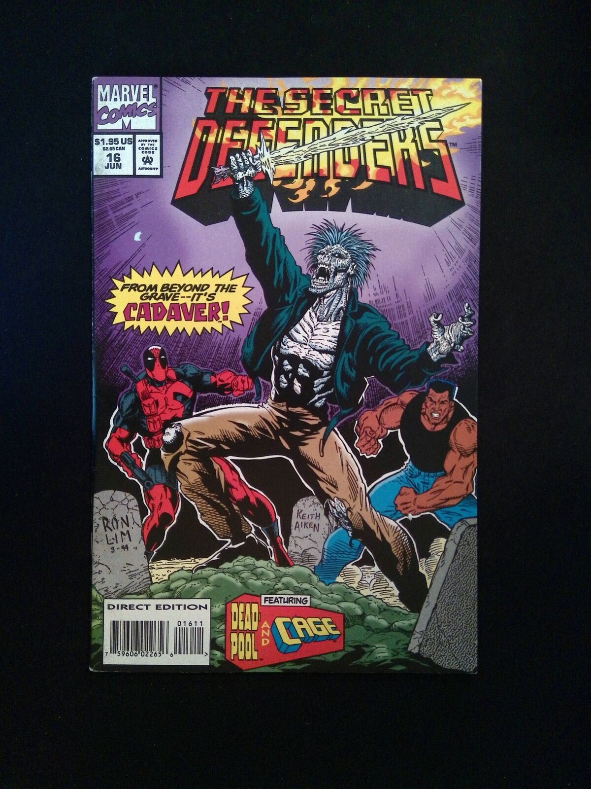 Secret Defenders #16 MARVEL Comics 1994 VF