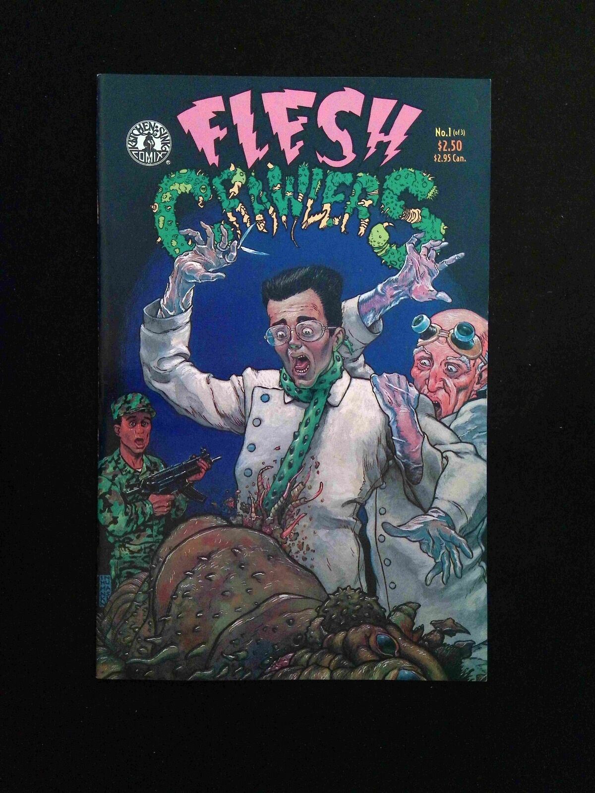 Flesh Crawlers #1 KITCHEN SINK Comics 1993 VF+