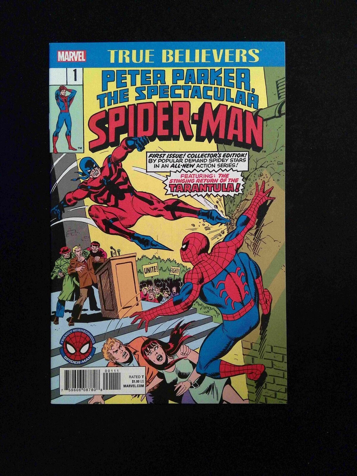 True Believers Peter Parker Spectacular Spider-Man #1 MARVEL Comics 2017 VF/NM
