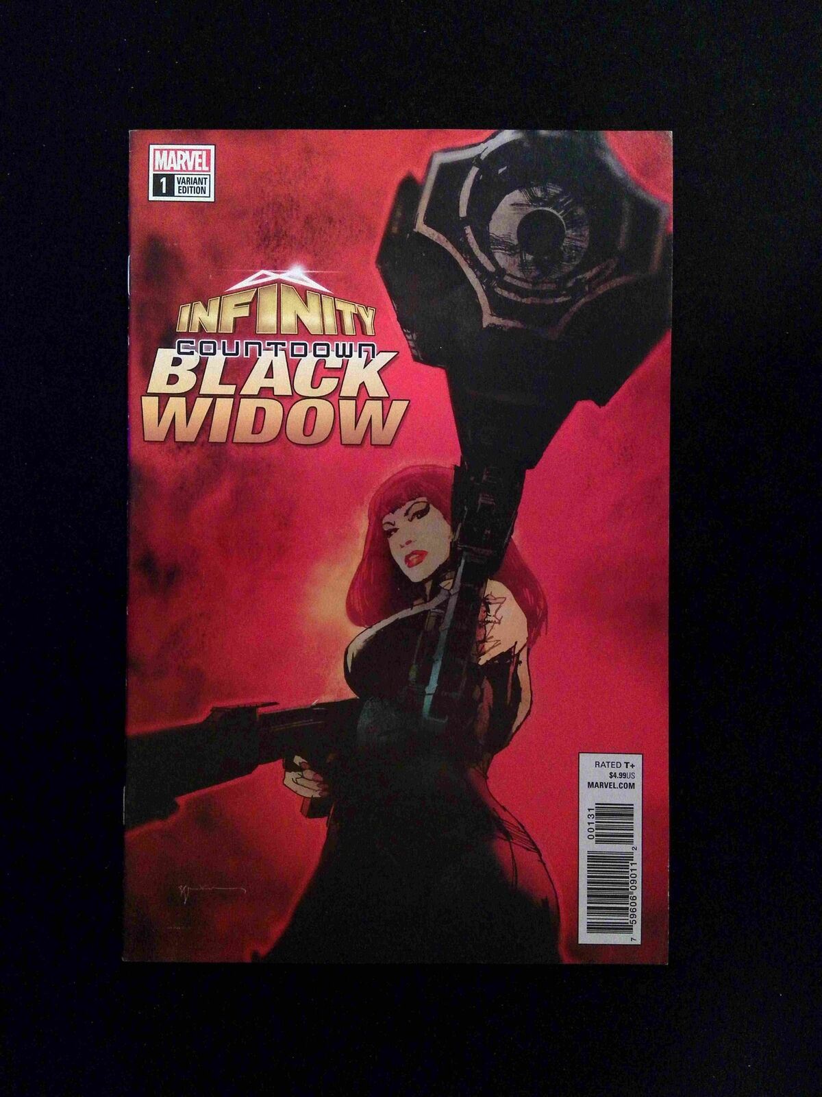 Infinity Countdown Black Widow #1B MARVEL Comics 2018 VF+ Seinkiewicz Variant