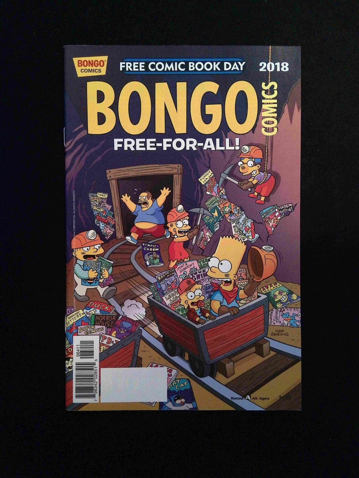 Bongo Comics Free-For-All Fcbd #2018 BONGO Comics 2018 NM-