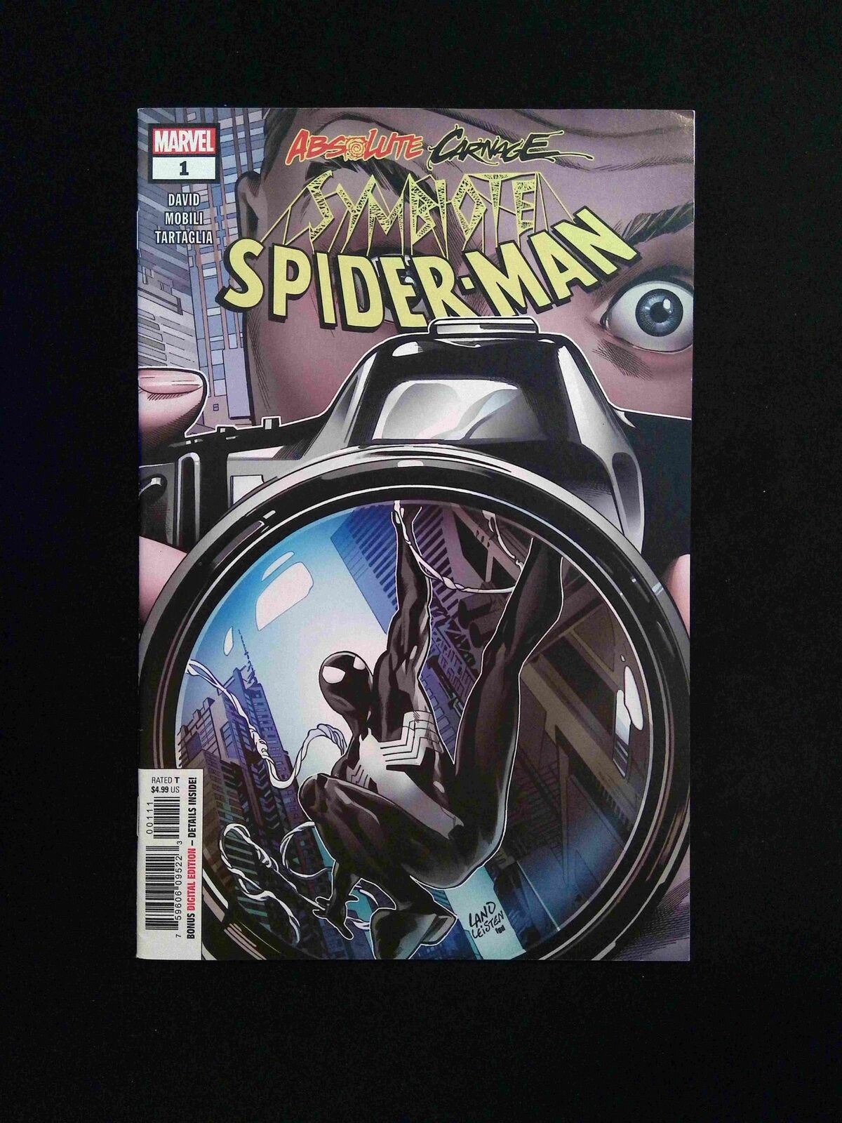 Absolute Carnage Symbiote Spider-Man #1 MARVEL Comics 2019 NM-