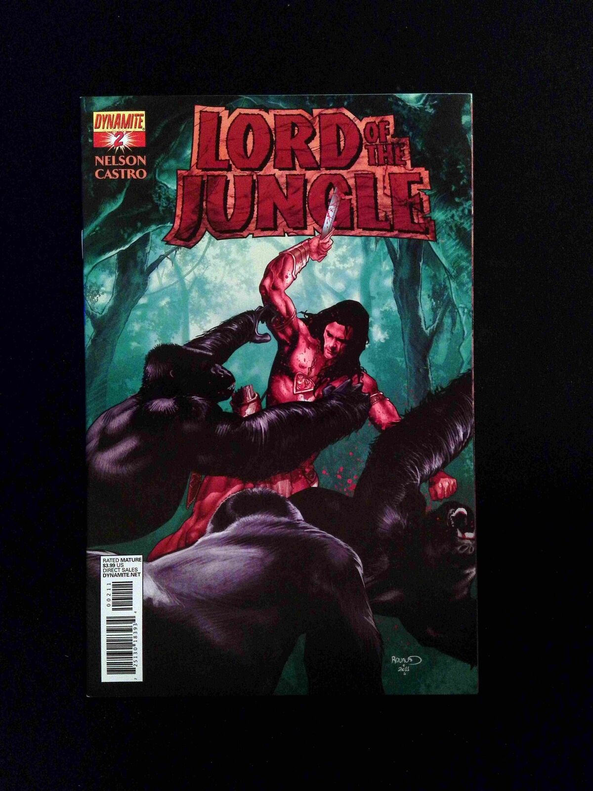 Lord of the Jungle #2B DYNAMITE Comics 2012 NM- RENAUD VARIANT