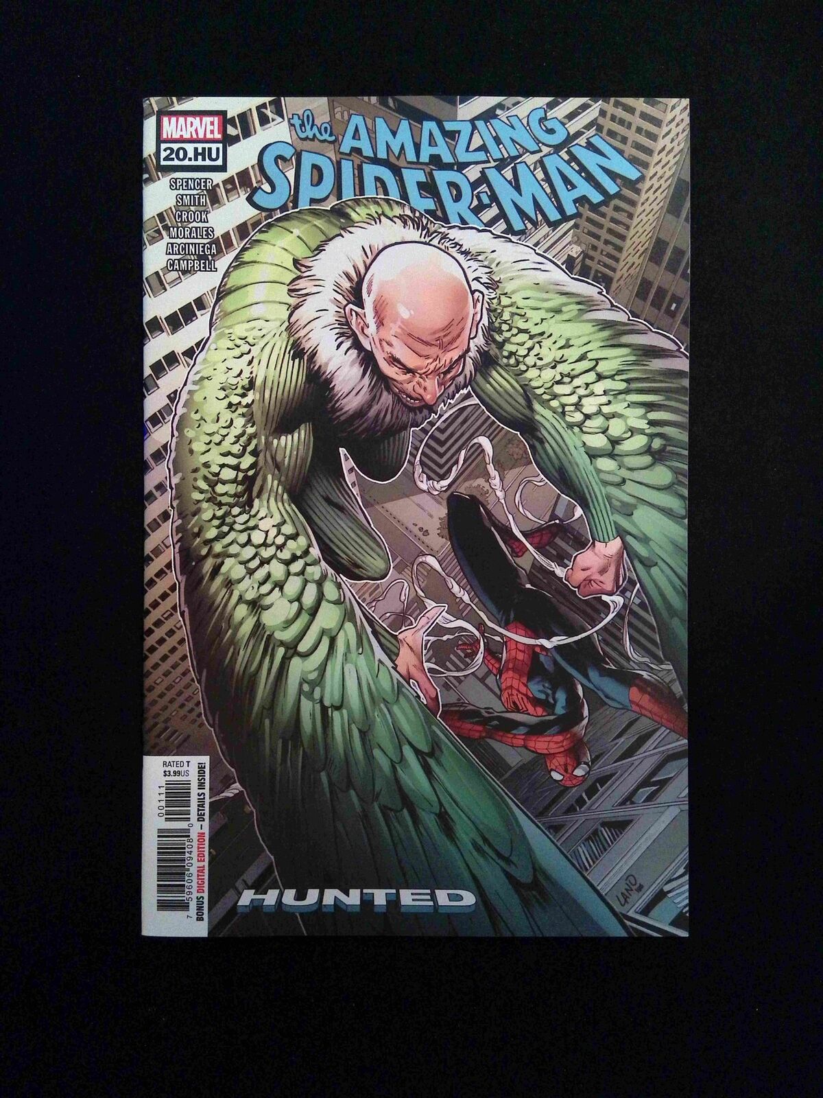 Amazing Spider-Man #20.HU (6TH SERIES) MARVEL Comics 2019 VF/NM LAND VARIANT