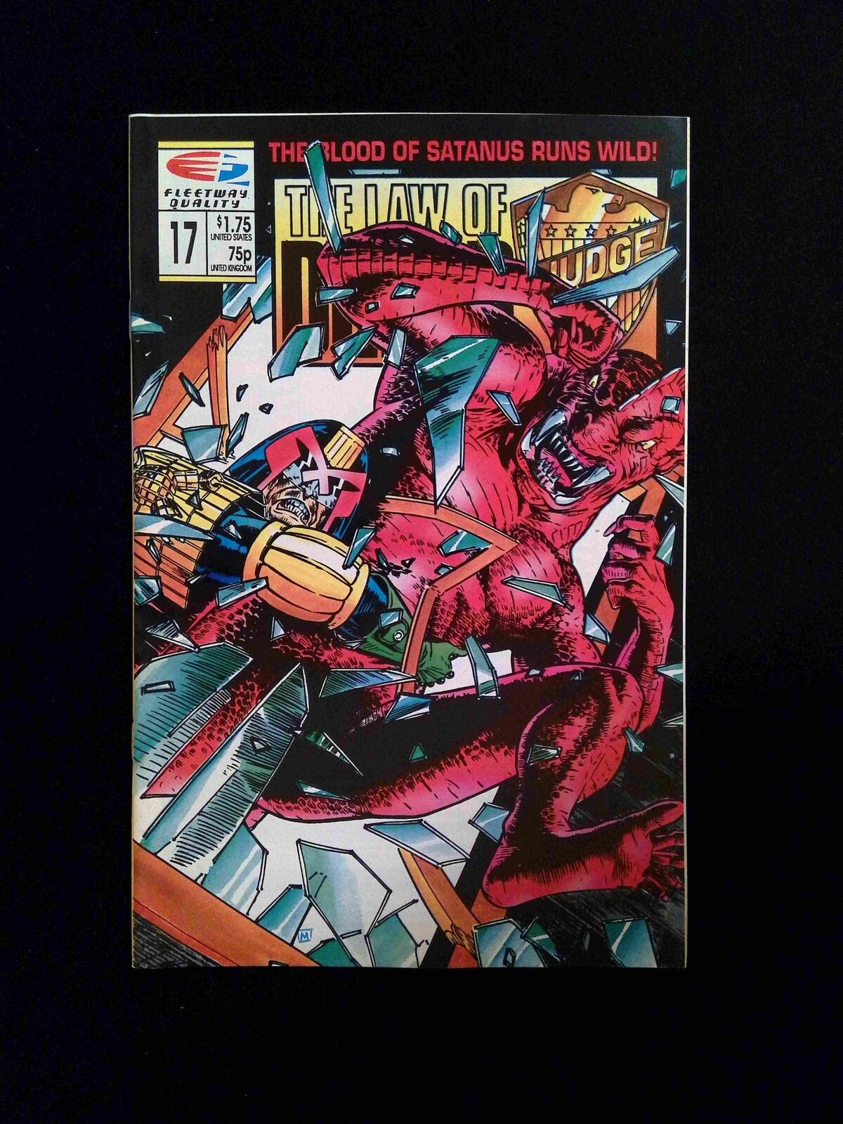Law of Dredd #17 FLEETWAY/QUALITY Comics 1990 VF
